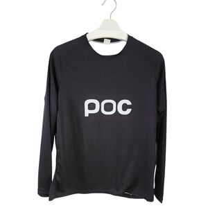 POC Long Sleeve MTB Jersey – Medium – Black Cycling Top